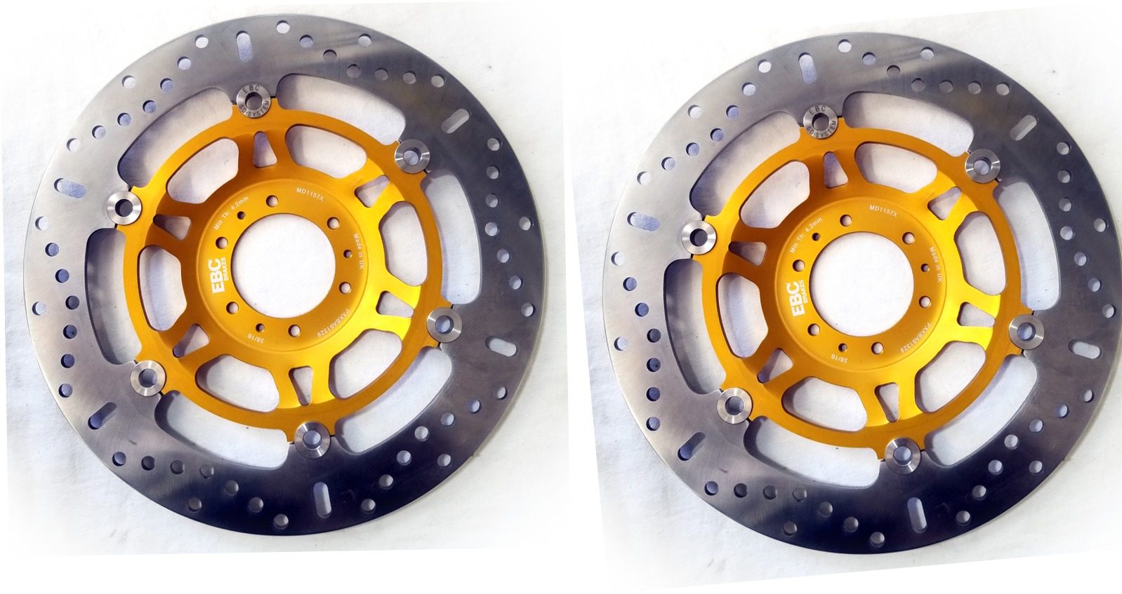 Floating Brake Rotor Front Set - Click Image to Close