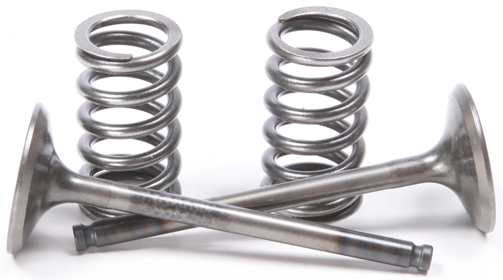 Steel Exhaust Valve/Spring Kit - For 03-14 Yamaha WR450F YZ450F - Click Image to Close