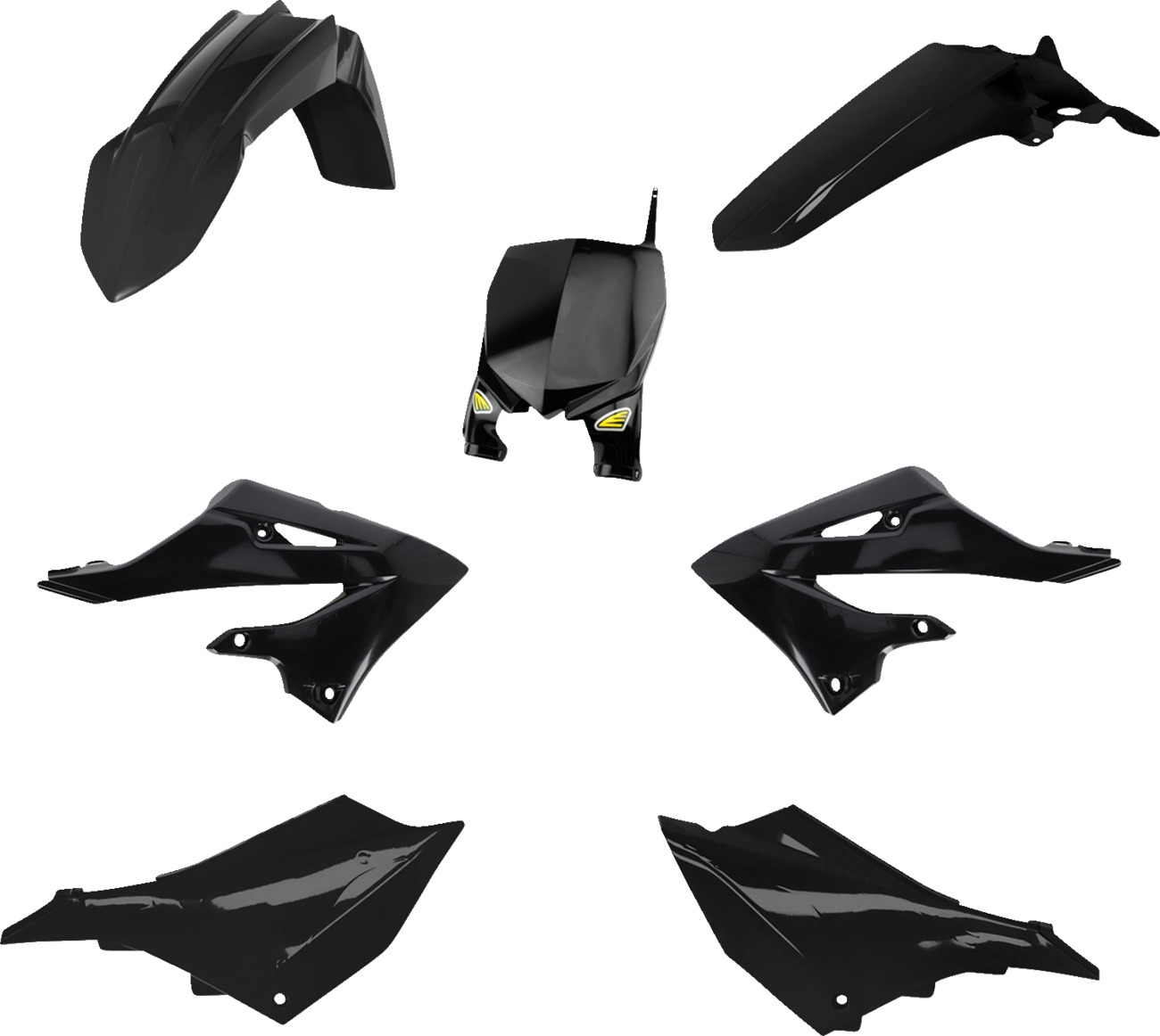 5-Piece Replica Kit for Yamaha - Yam 5 Pc Plst Kt Blk - Click Image to Close