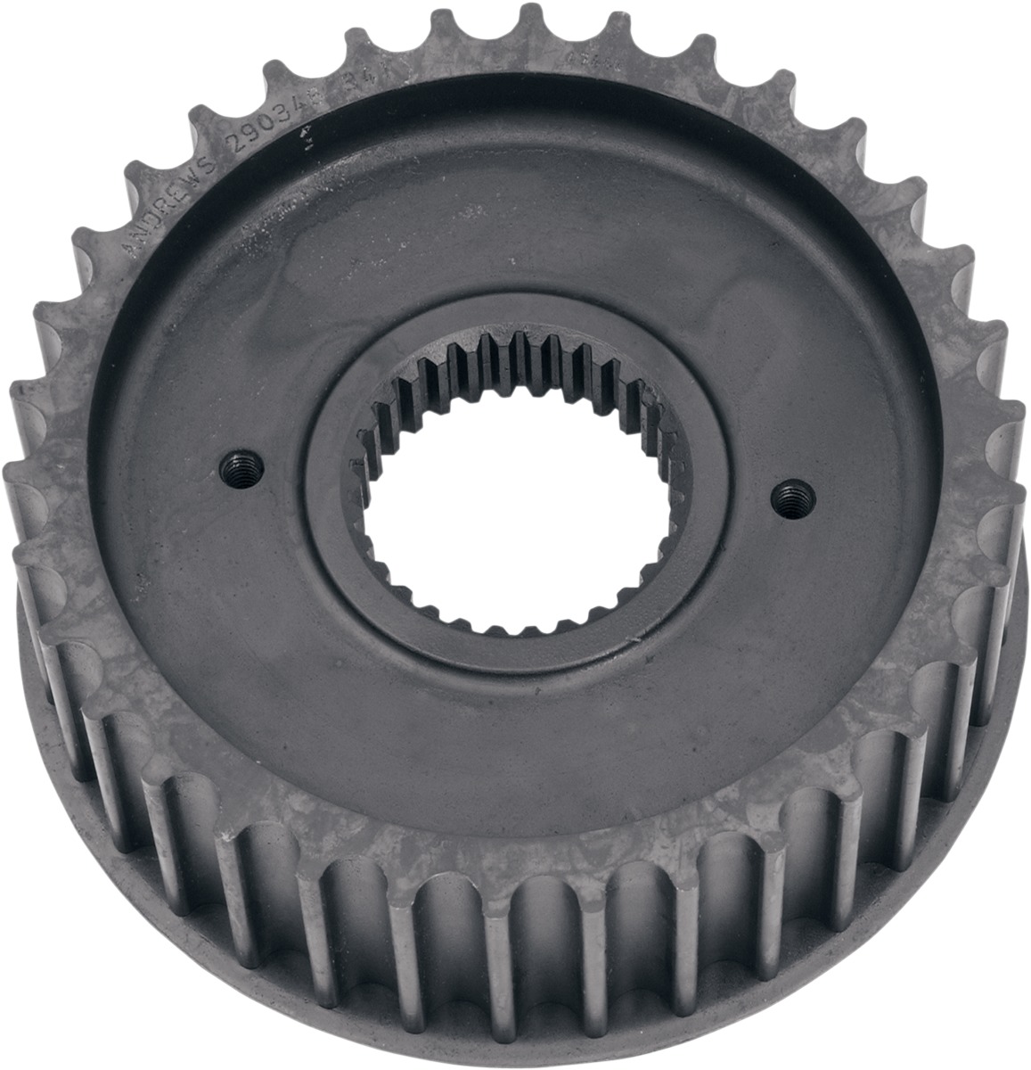 Rear Belt Drive Transmission Pulleys - 34 Tooth Overdrive Pulley - Click Image to Close