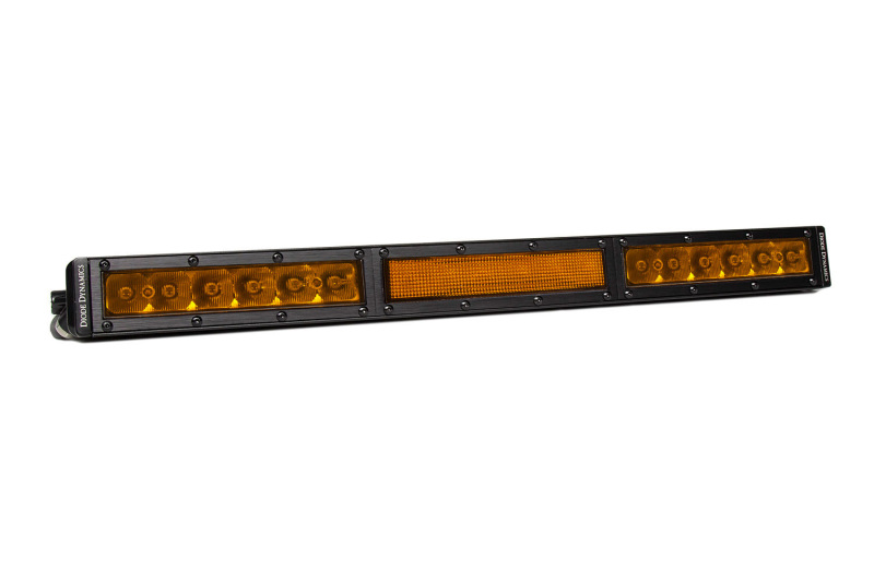 18 In LED Light Bar Single Row Straight - Amber Combo Each Stage Series - Click Image to Close