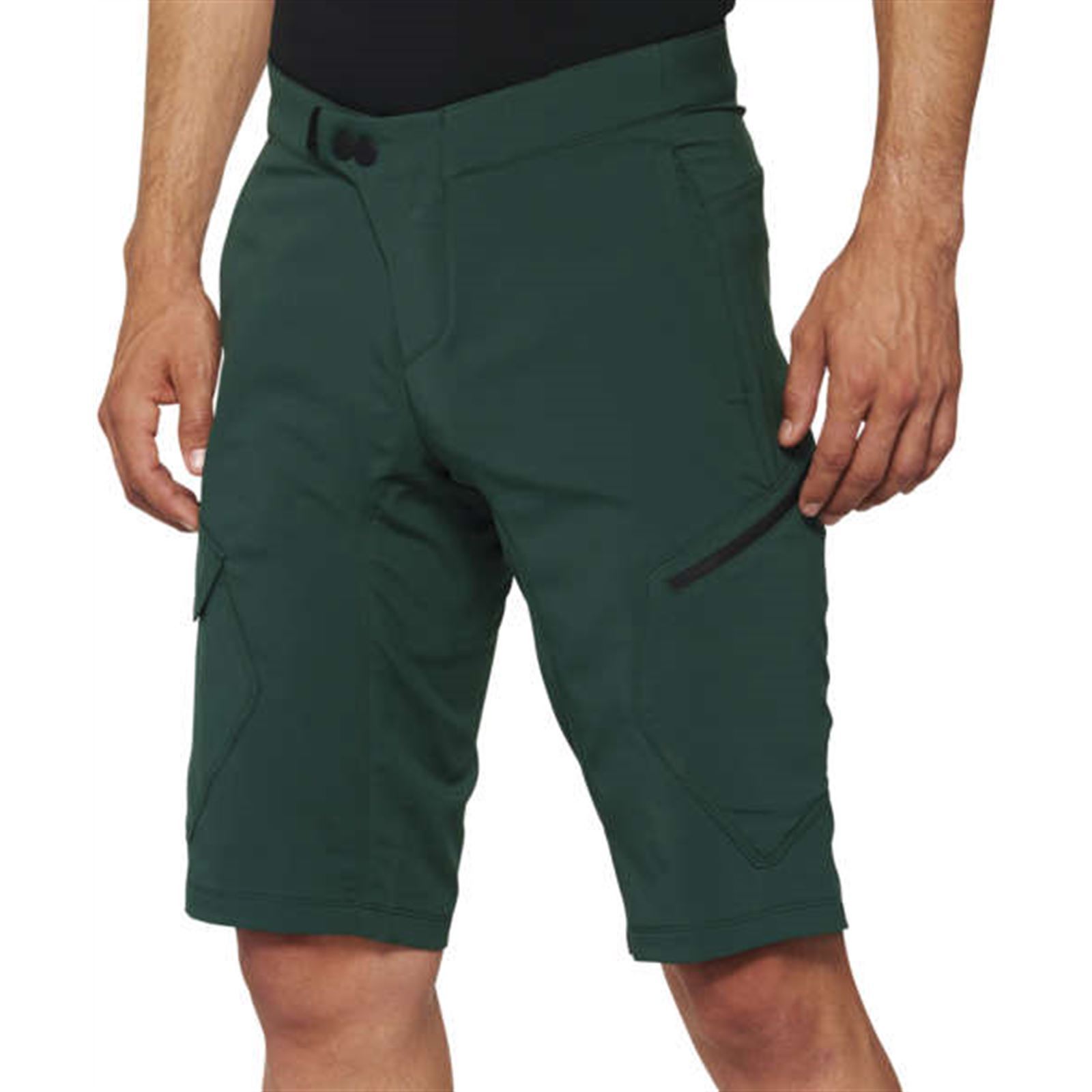 100% Ridecamp Shorts Fst Grn 32 - Click Image to Close