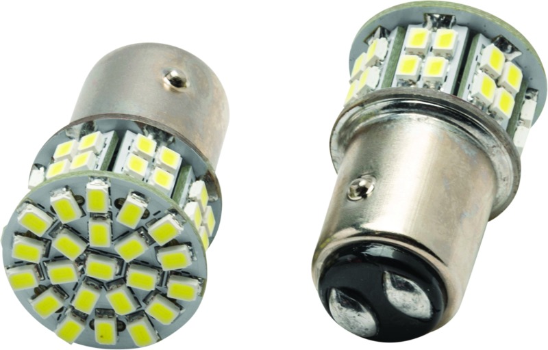 BikeMaster LED Bulb 1157-White - Click Image to Close