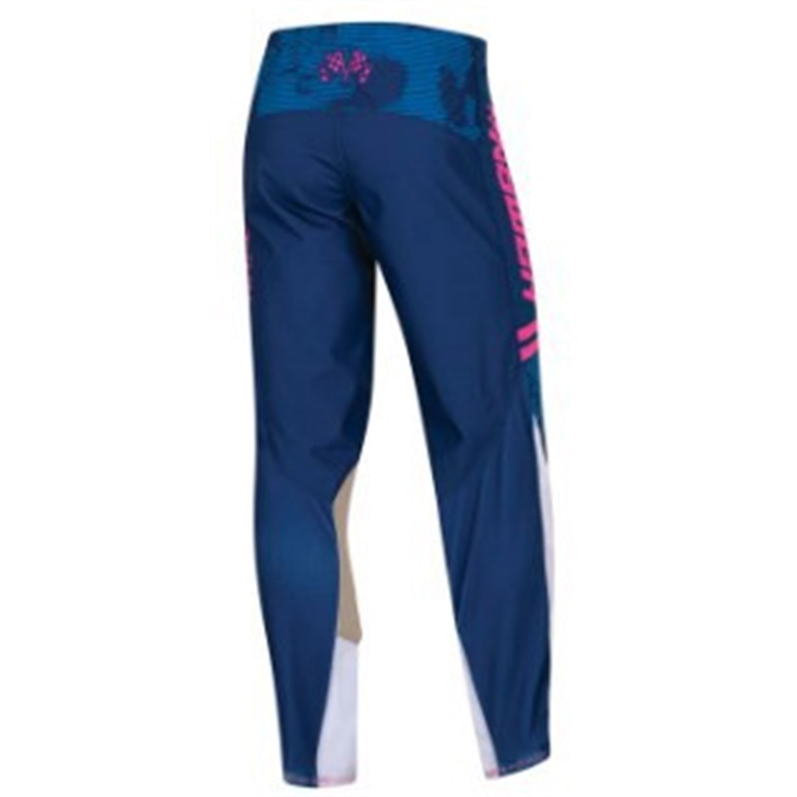 23 Arkon Trials Pant Blue/White/Magenta Womens - 14 Regular - Click Image to Close