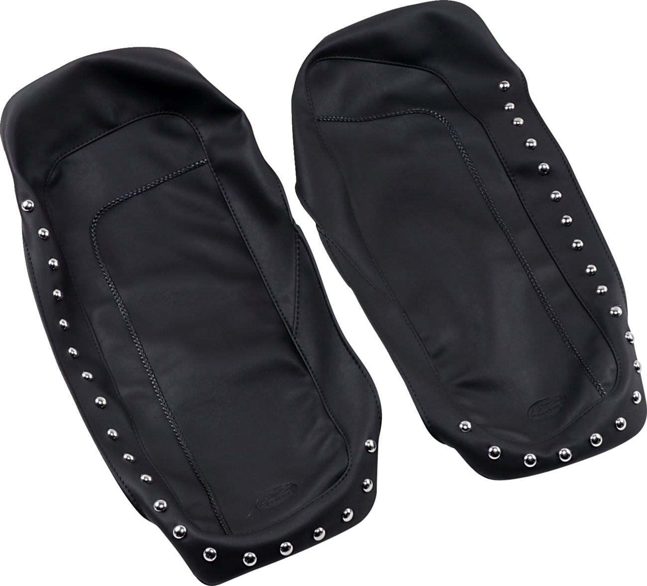 Saddlebag Lid Covers - Saddlebag Lid Cov Chr Studs - Click Image to Close