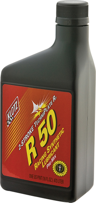 R-50 Racing Techniplate 2T Full Synthetic Oil - 1 Pint - Click Image to Close