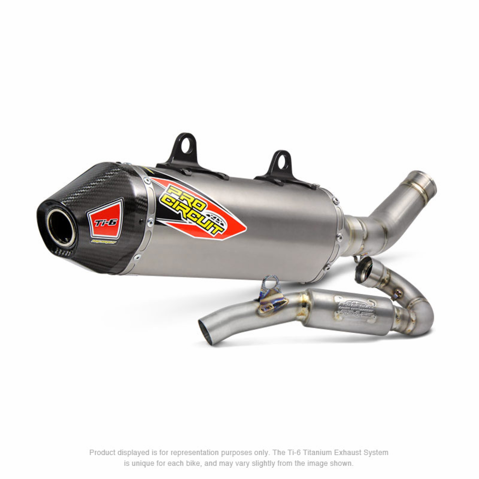 Ti-6 Titanium Full Exhaust - For 19-20 KTM & Husq. 450 FC/FX/SX/XC & 18 Factory/R.S. - Click Image to Close