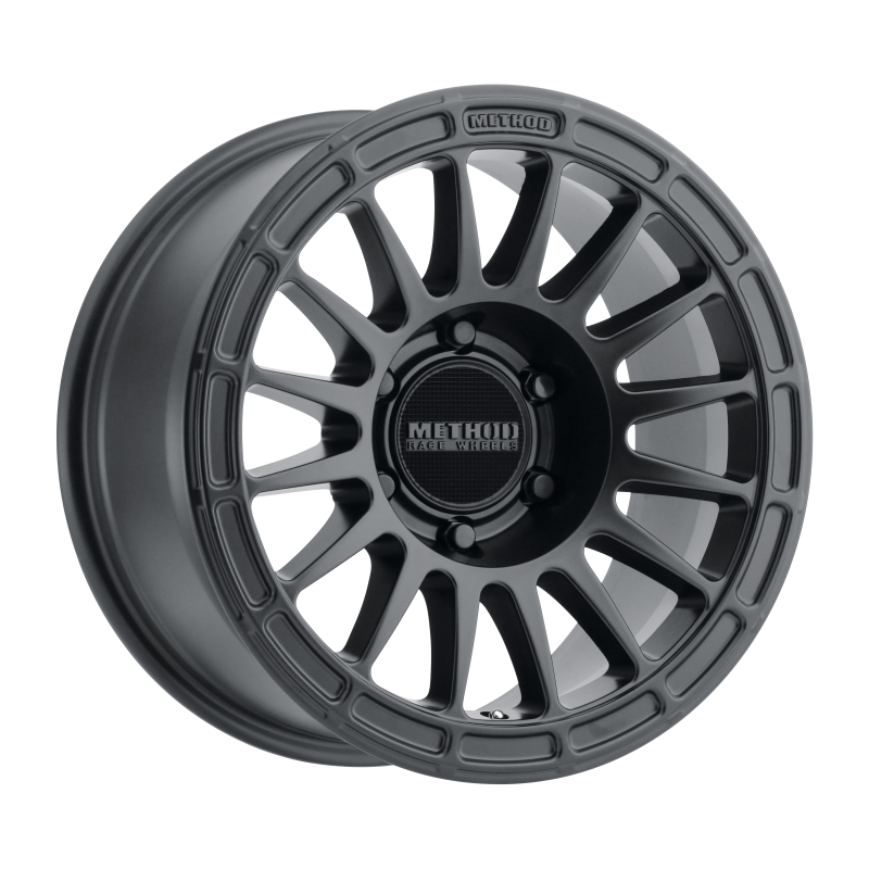 MR314 18x9 +18mm Offset 6x5.5 106.25mm CB Matte Black Wheel - Click Image to Close