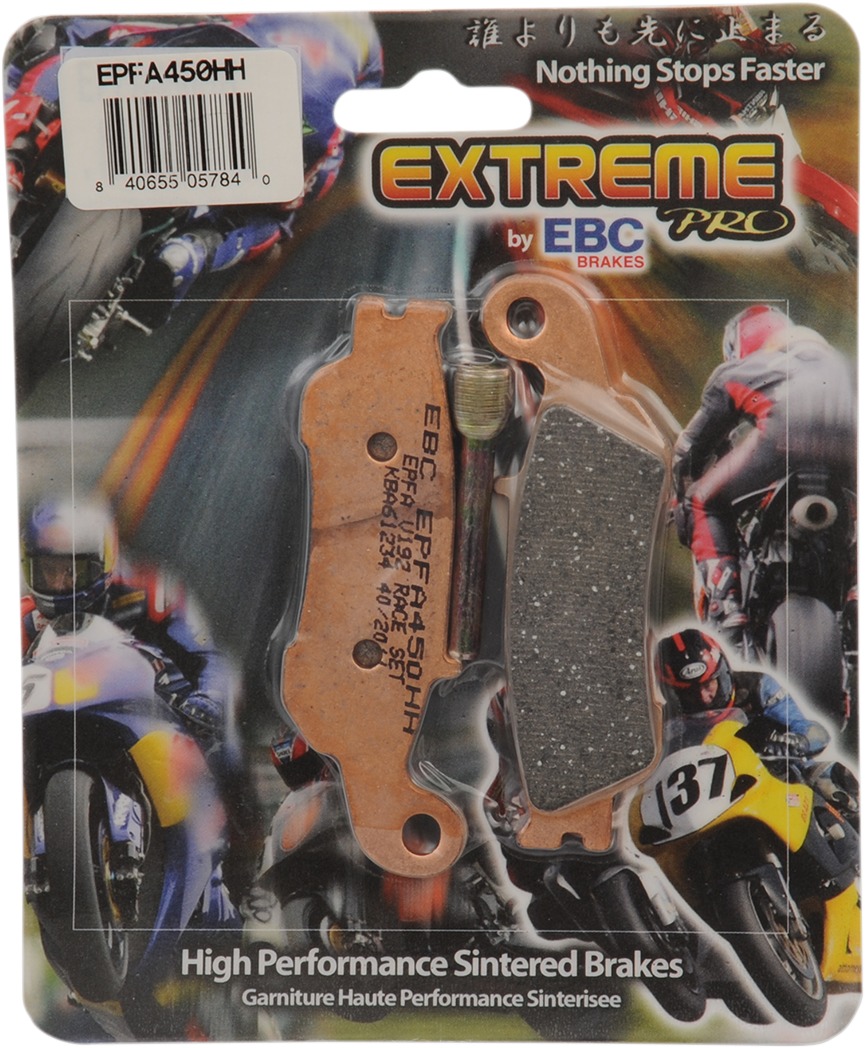 Sintered Extreme Pro Front Brake Pads - For 18-22 WR250F, 16-20 WR450F, 08-20 YZ125/250/450/F - Click Image to Close