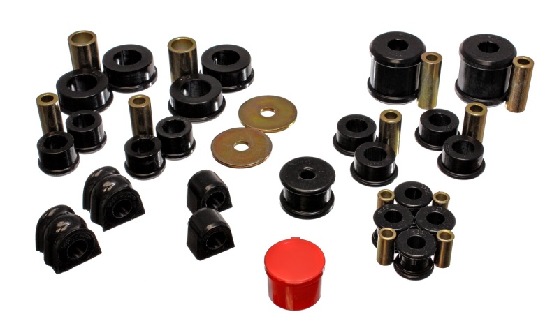 Black Hyper-Flex Master Bushing Set - For 02-06 Subaru Impreza/WRX - Click Image to Close