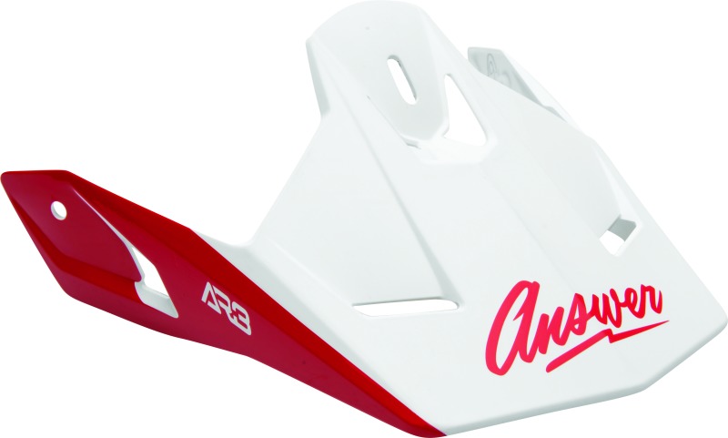 Answer AR3 Pace Visor - White/Red/Blue - Click Image to Close