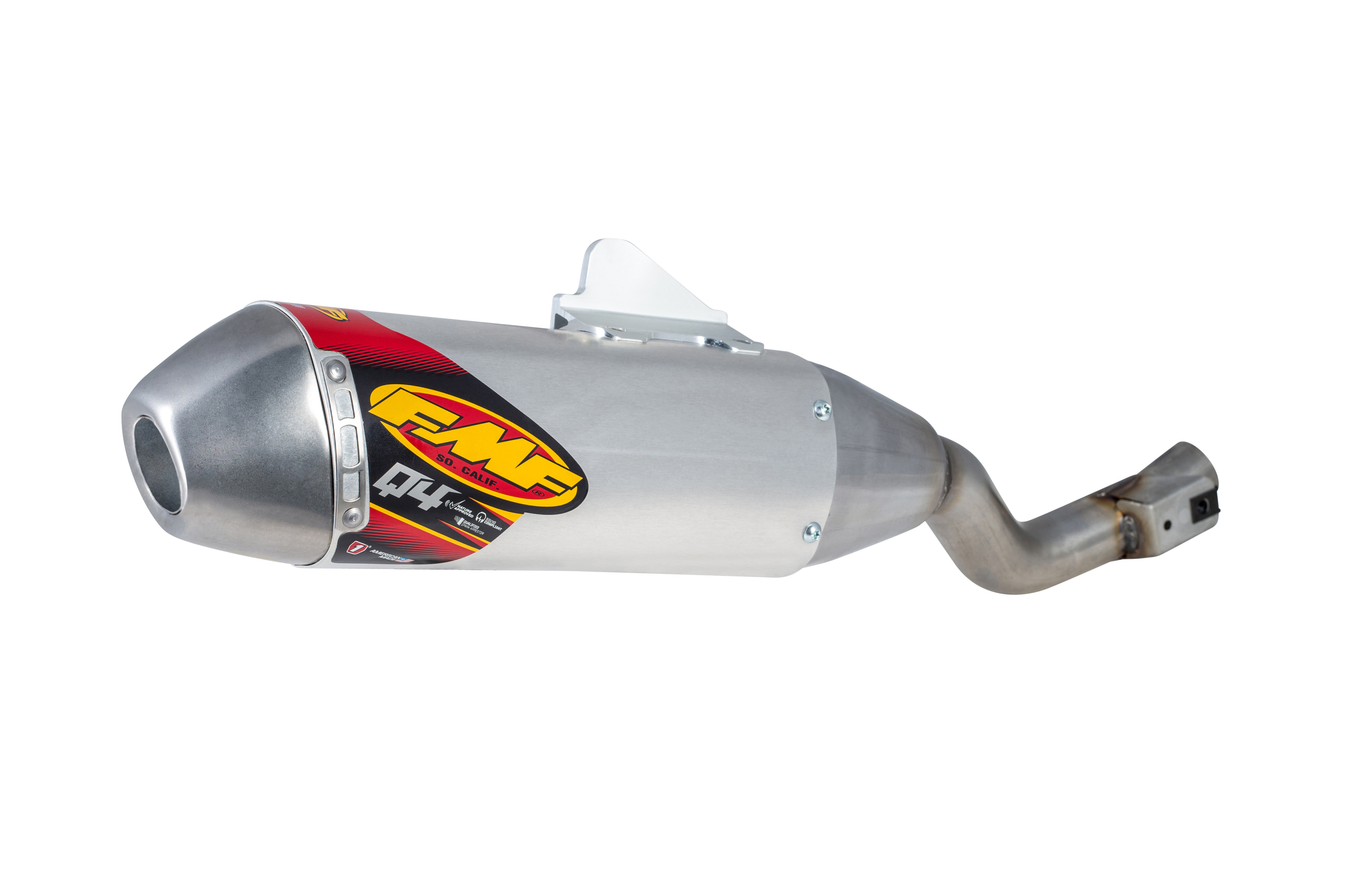 Q4 Hex Slip On Exhaust Muffler w/Spark Arrestor - For 17-20 CRF250L /Rally - Click Image to Close