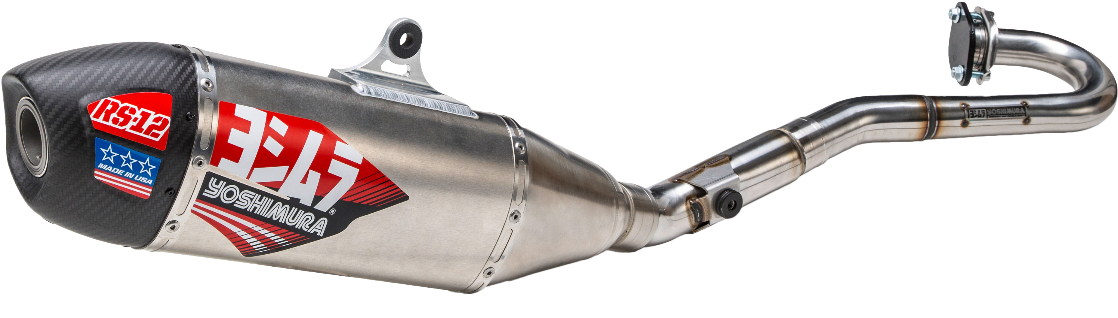 RS12 Signature Stainless/Aluminum Full Exhaust - For 2020 Suzuki RMZ250 - Click Image to Close