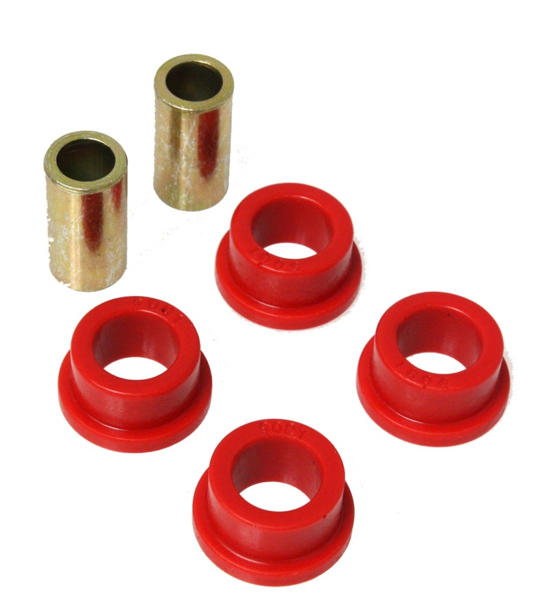 Universal Link Flange Type Bushings Red 1.265 OD / .75 ID / 1/2in Bolt Diameter - Click Image to Close