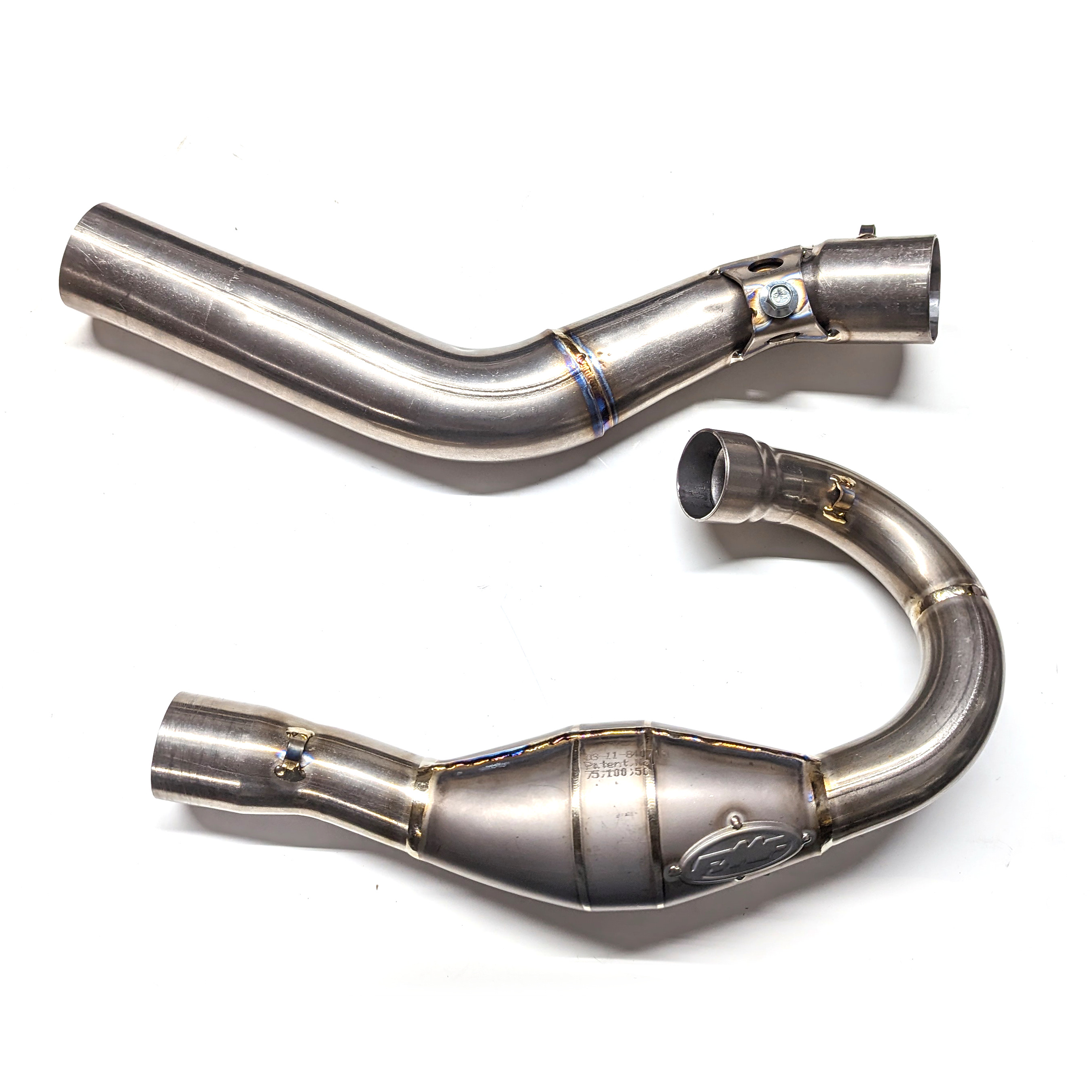 Titanium Megabomb Header /w Midpipe - For 05-06 KTM 250SXF & 2007 XCF/XCFW - Click Image to Close