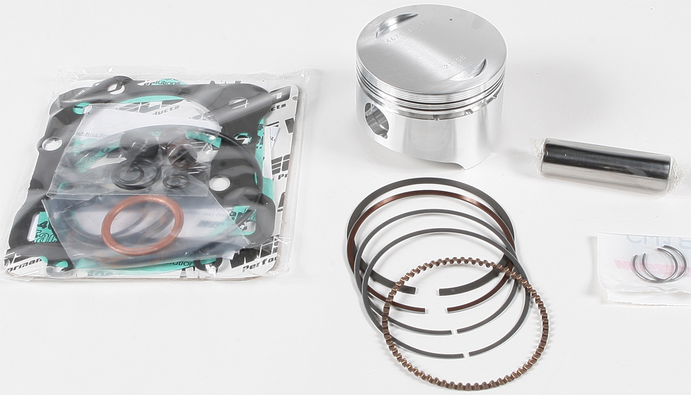 Top End Piston Kit 8.6:1 Compression - 76.00mm Bore (STD) - For 86-03 Kawasaki Bayou/Lakota/Prairie - Click Image to Close