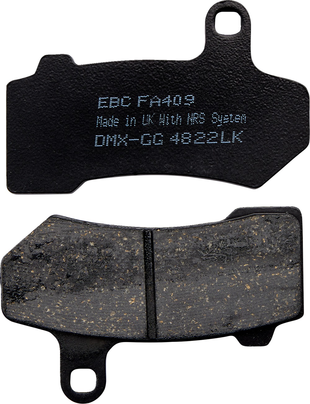 Standard Organic Brake Pads - Replaces H-D # 41854-08, 42897-08, 42897-06 & 42850-06 - Click Image to Close