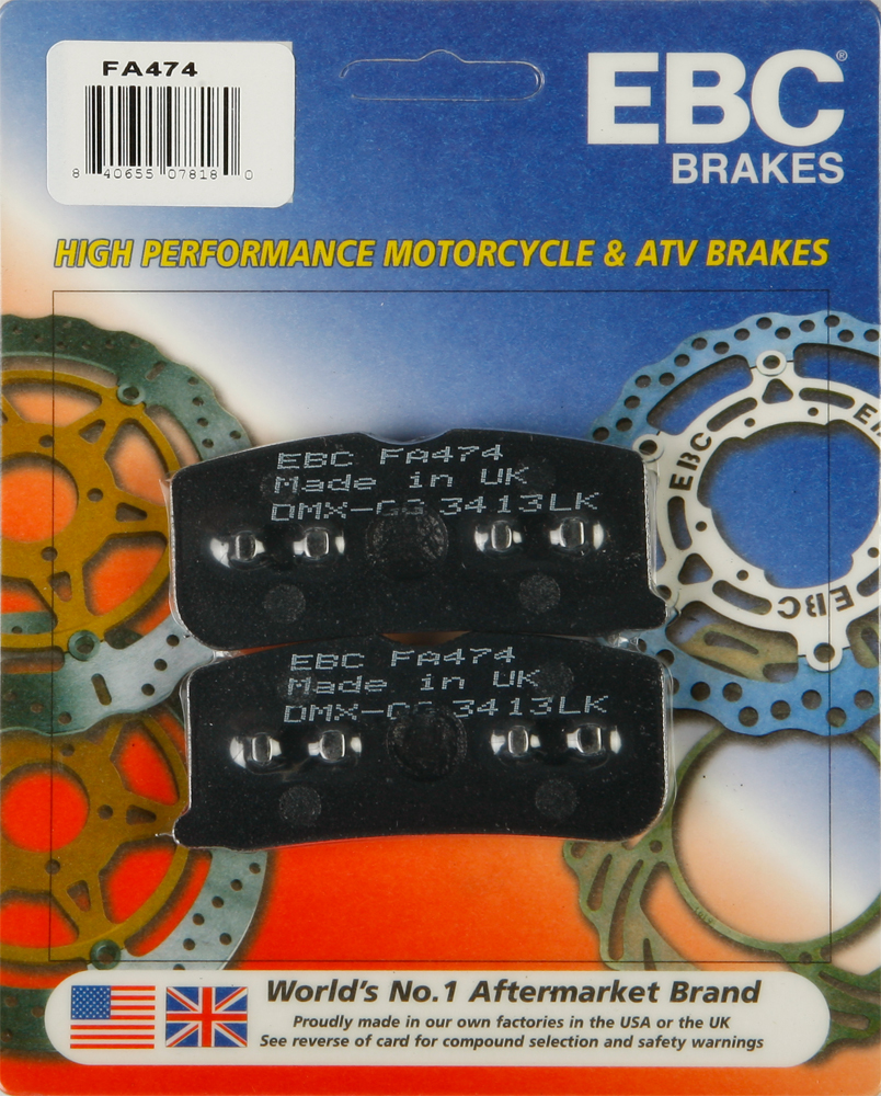 Standard Organic Brake Pads - Click Image to Close