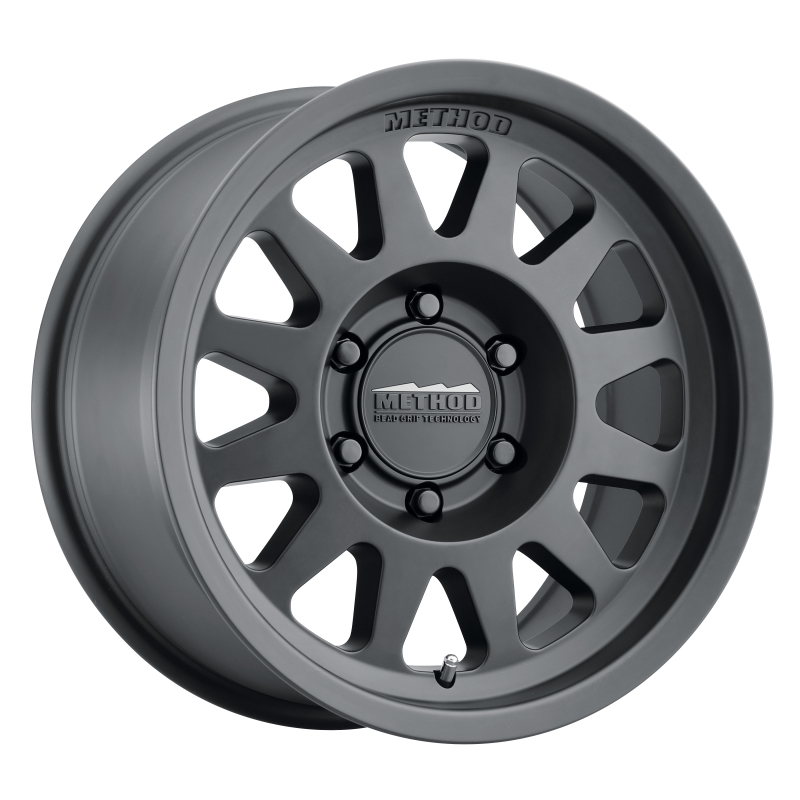 MR704 17x8.5 0mm Offset 5x150 110.5mm CB Matte Black Wheel - Click Image to Close