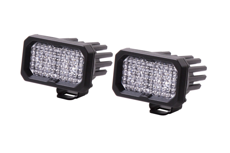 Stage Series 2 In LED Pod Sport - White Flood Standard WBL (Pair) - Click Image to Close