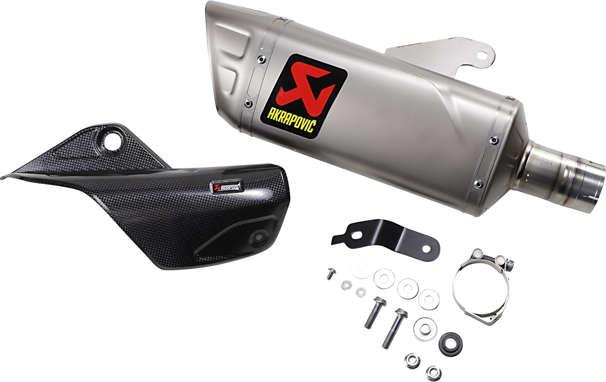 Titanium Slip On Exhaust - For 15-22 Yamaha R1 - Click Image to Close