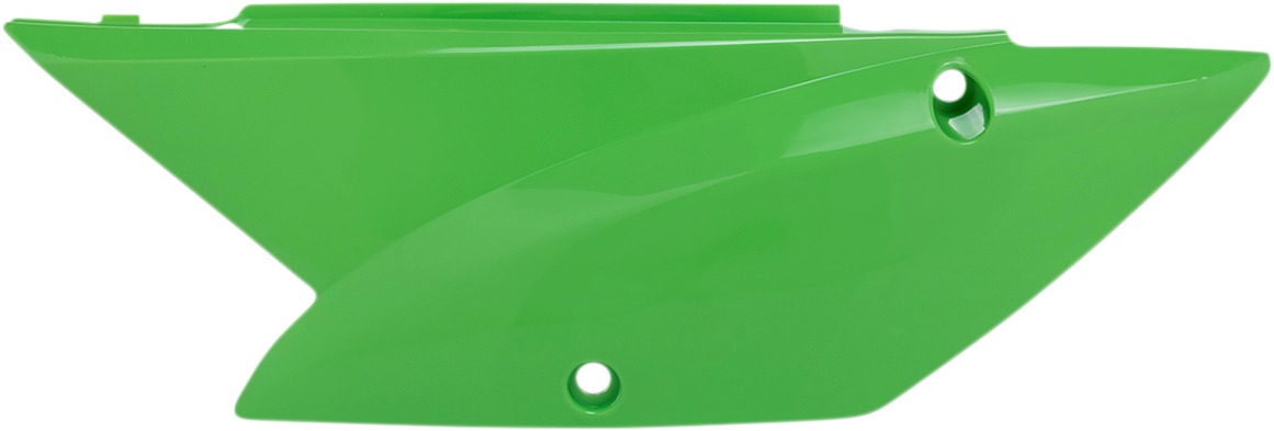 Side Number Plates for Kawasaki - Side Panel Green - Click Image to Close