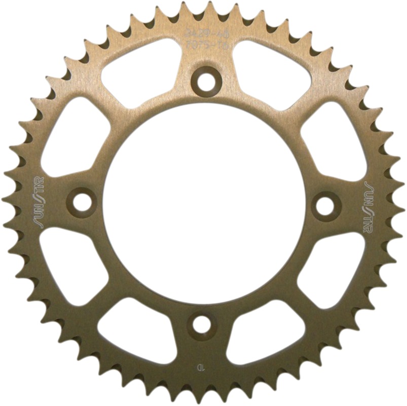 Works Triplestar Aluminum Rear Sprocket 47T - For 82-20 Suz Yam - Click Image to Close