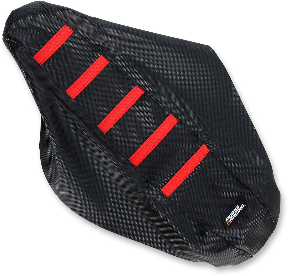 Black/Red Ribbed Seat Cover - For 07-20 Honda CRF150R - Click Image to Close