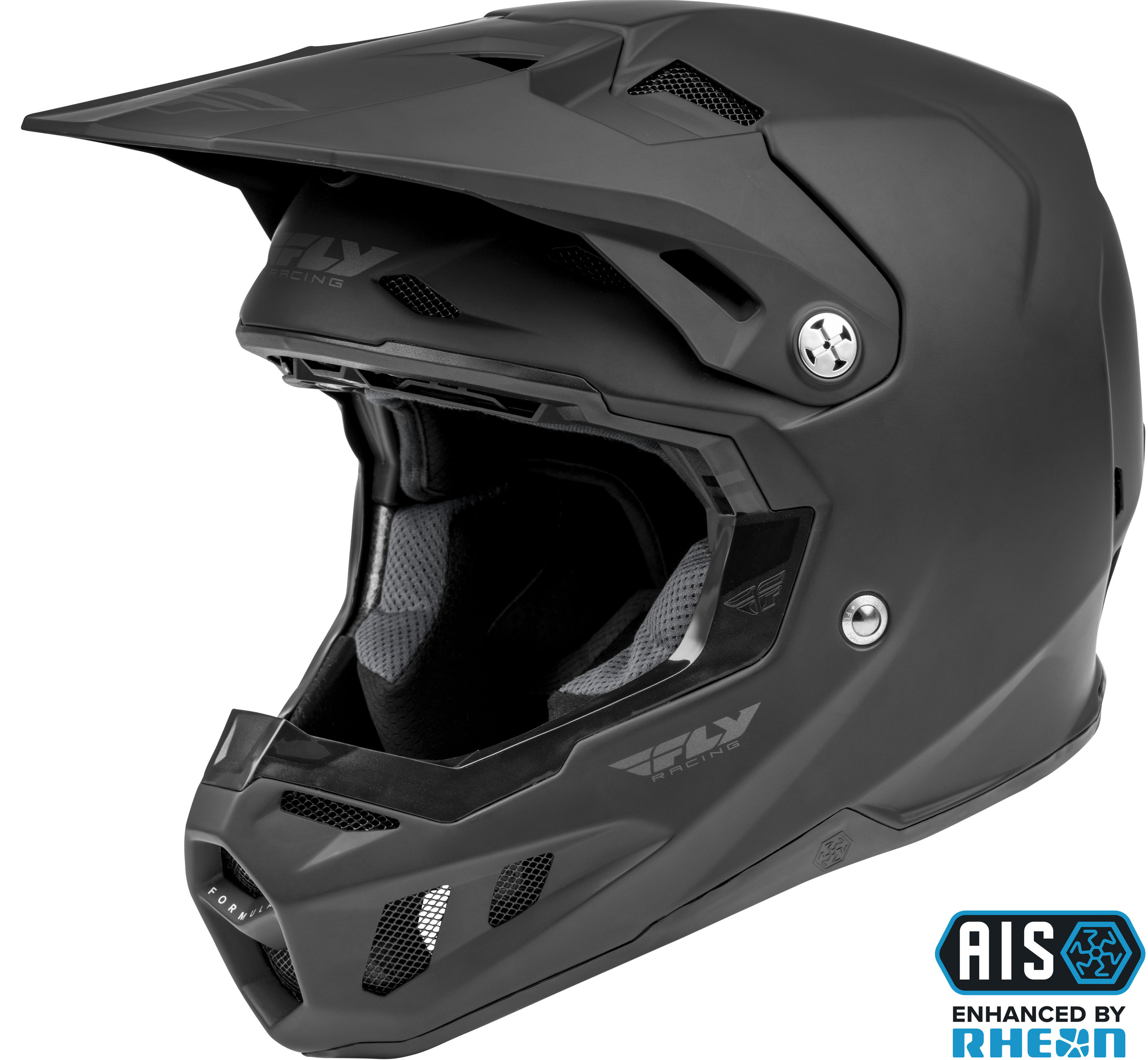 Formula CC Solid Motorcycle Helmet Matte Black X-Large - Click Image to Close