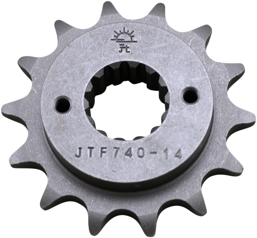 Front Steel Countershaft Sprocket - 14 Tooth 525 - Click Image to Close