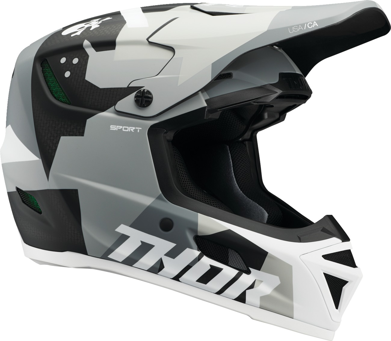 Thor Reflex Sport Carbon Brave MIPS Helmet 2XL Gray - MIPS helmet with carbon fiber shell - Click Image to Close