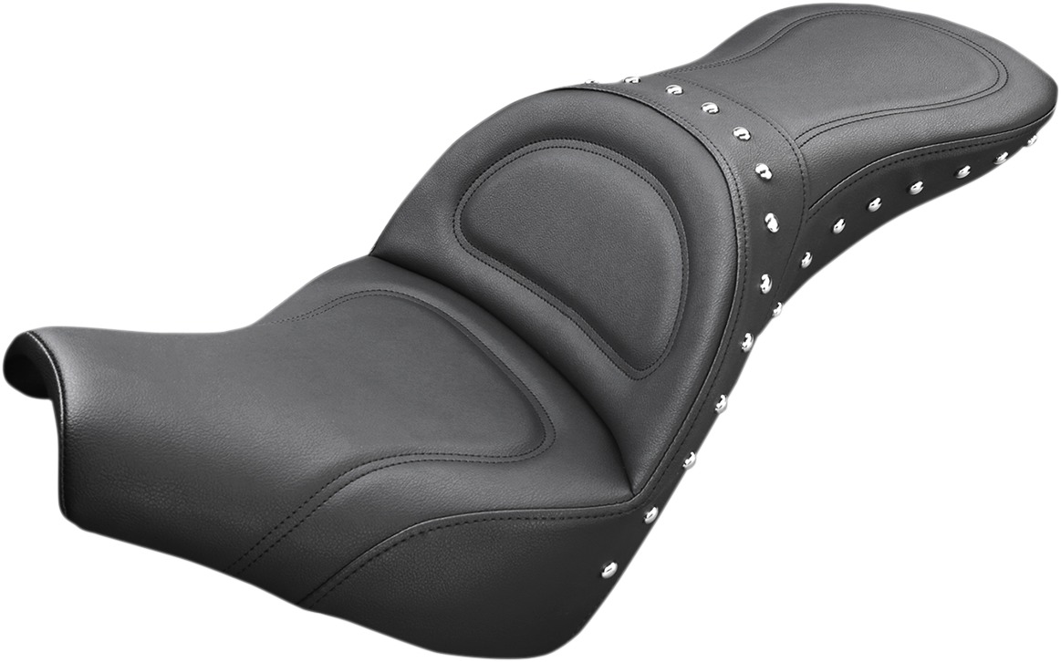 Explorer Special Studded 2-Up Seat Black Gel - For FLDE FLHC FXBB - Click Image to Close