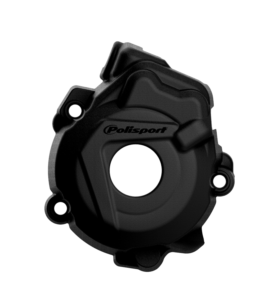 Ignition Cover Protector - Black - For 12-15 KTM 250/350 - Click Image to Close