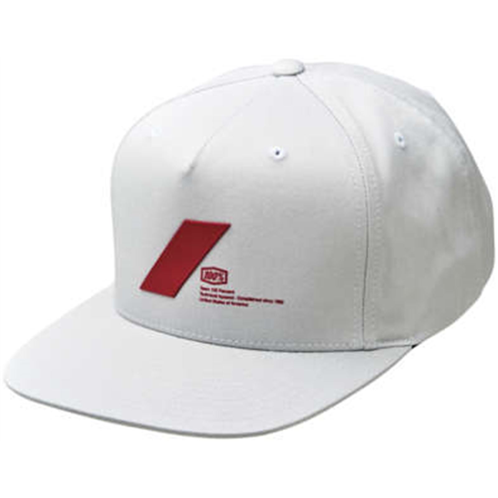 100% Forward Hat Light Gry - Click Image to Close