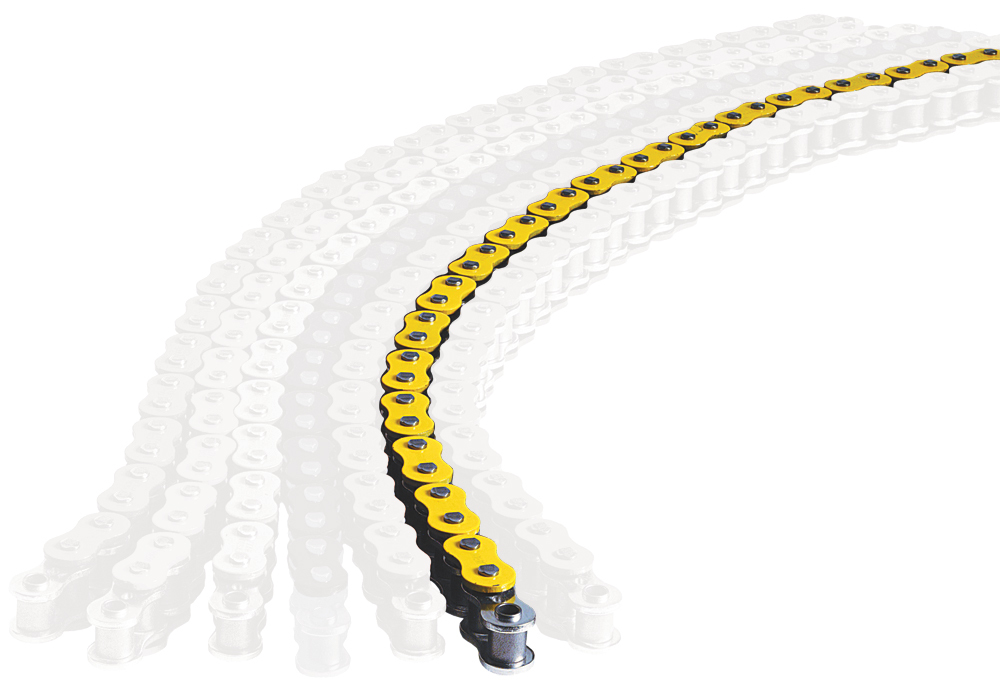 MVXZ2 Series Chain 525X120 Yellow - Click Image to Close