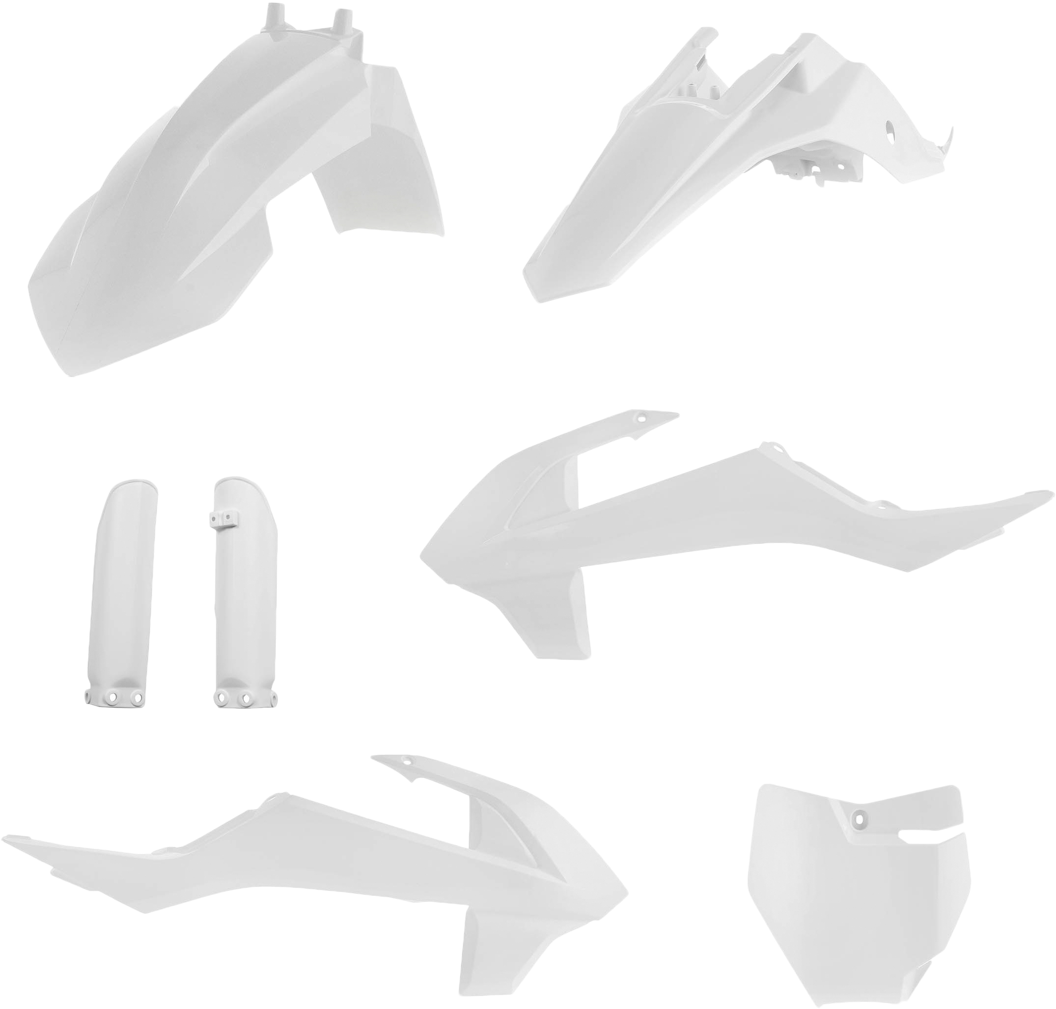 Full Plastic Kit - White - For 19-23 KTM 65 SX - Click Image to Close