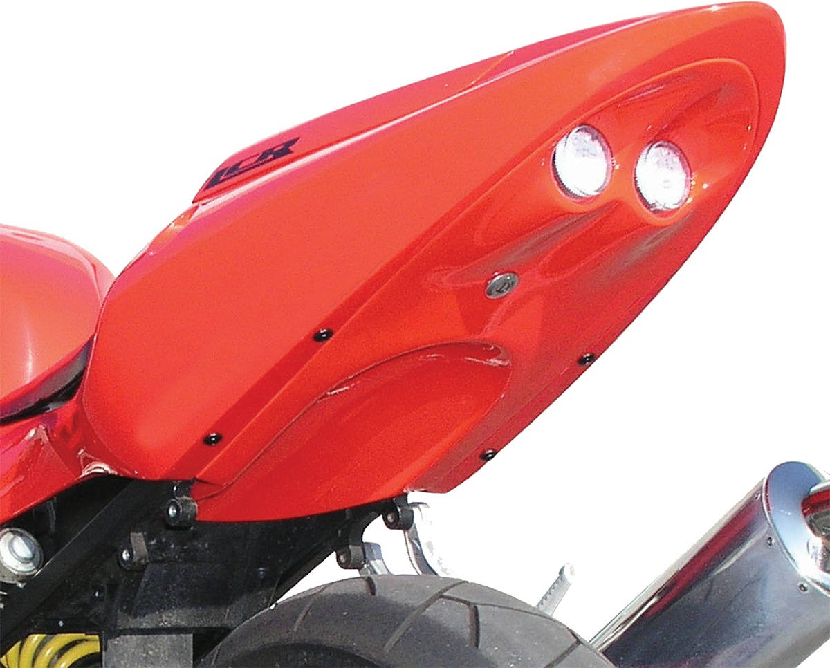 Undertail with built in LEDs-Winning Red - For 01-03 Honda CBR600F4i - Click Image to Close