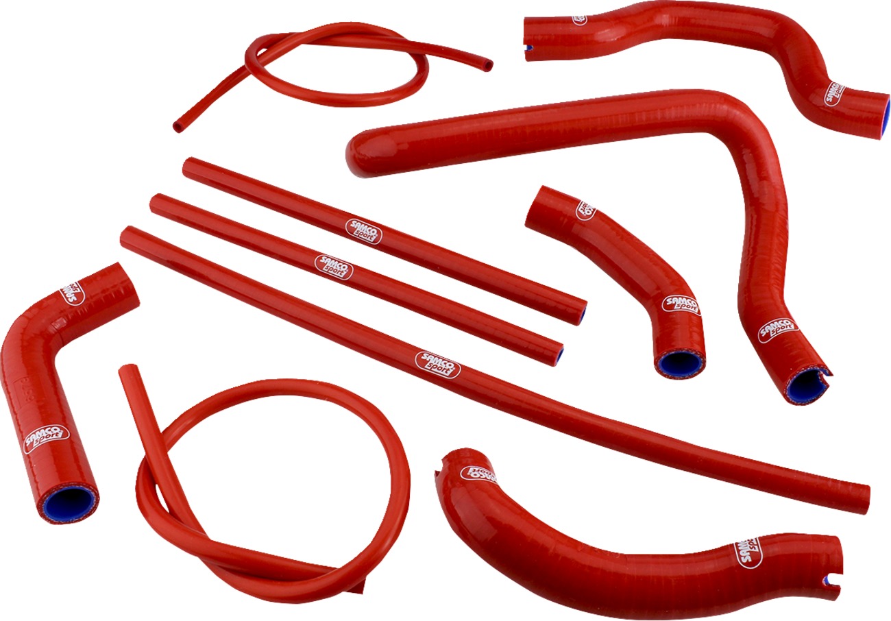 Radiator Hose Kit Red - 21-23 Ducati Monster 937 - Click Image to Close