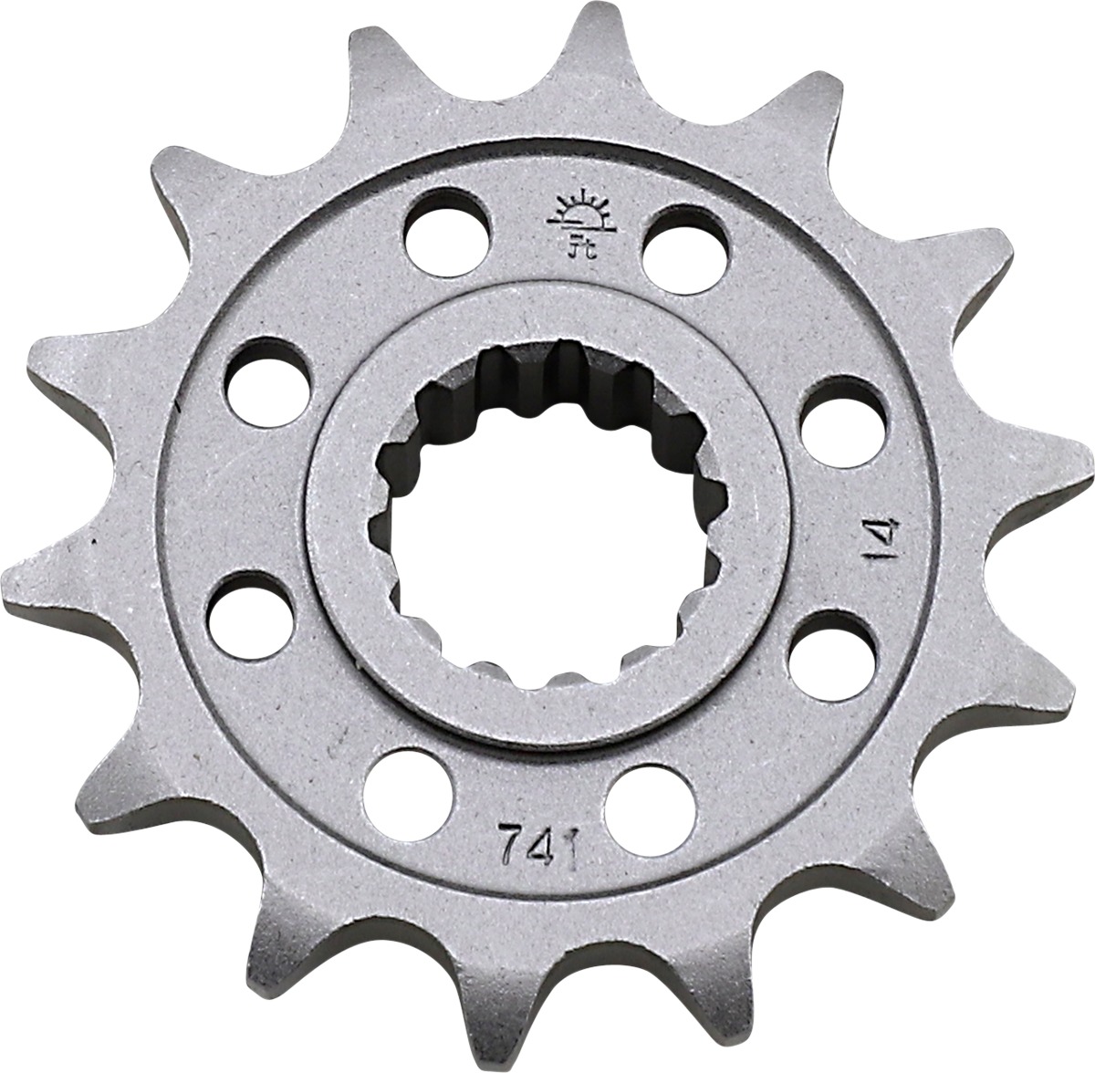 Front Steel Countershaft Sprocket - 14 Tooth 525 - Click Image to Close