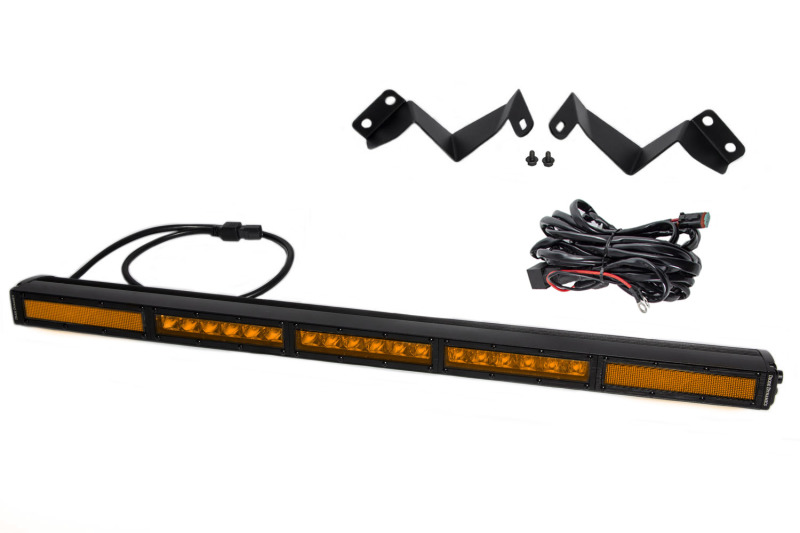 16-21 Toyota Tacoma SS30 Stealth Lightbar Kit - Amber Combo - Click Image to Close