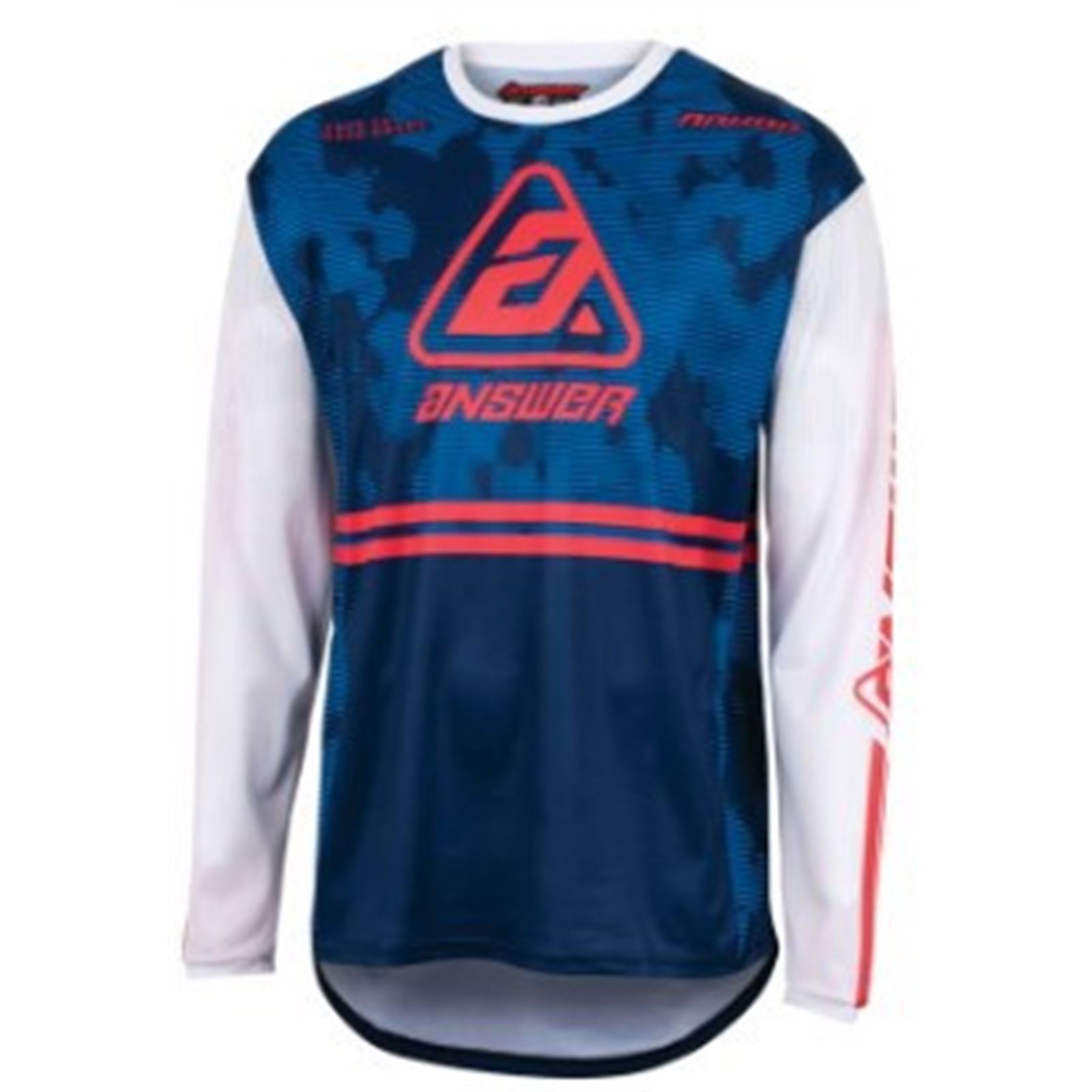 23 Arkon Trials Jersey Blue/White/Magenta Youth - XS - Click Image to Close