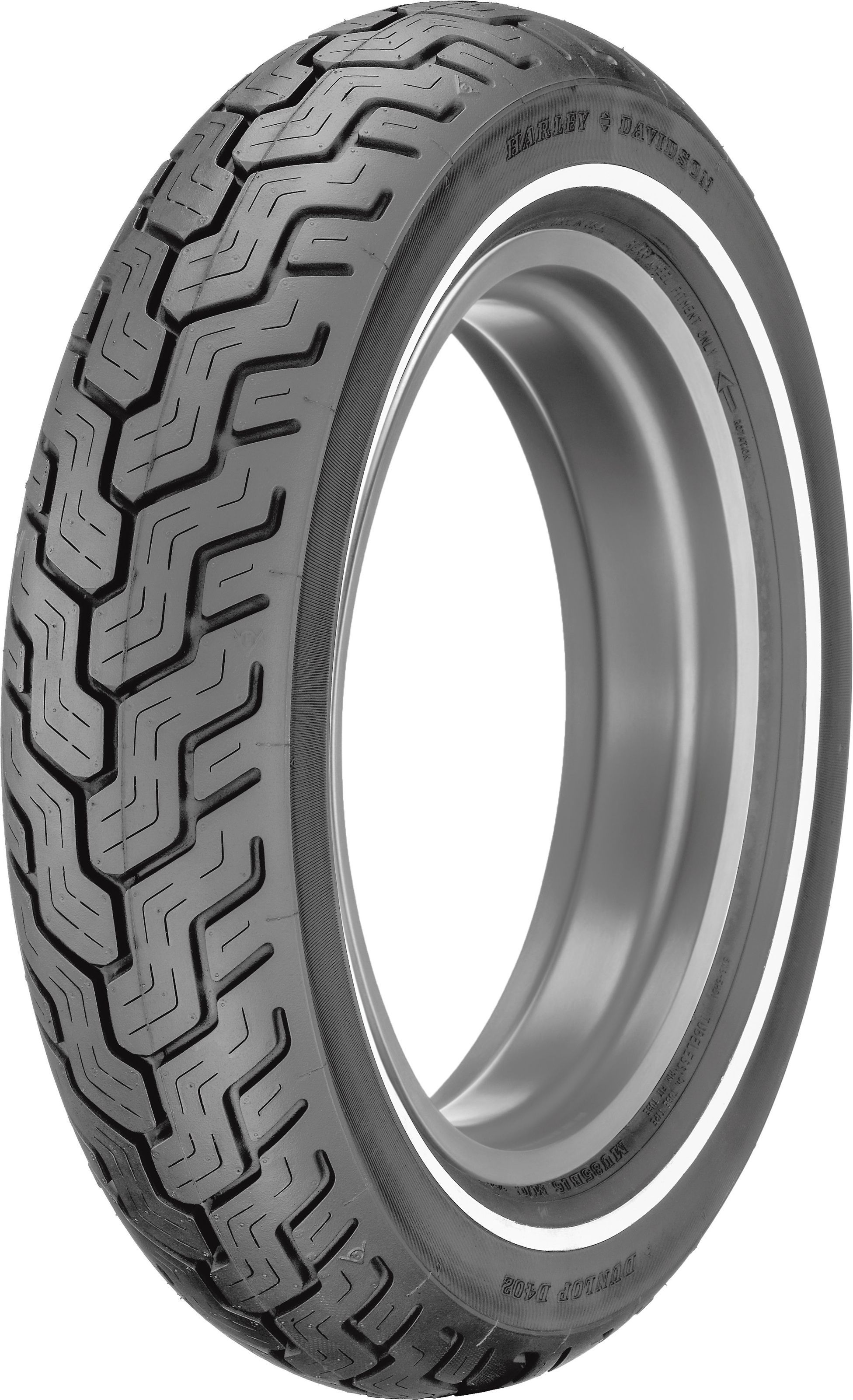 D402 Rear Tire MT90B16 74H Bias TL White Wall - Click Image to Close