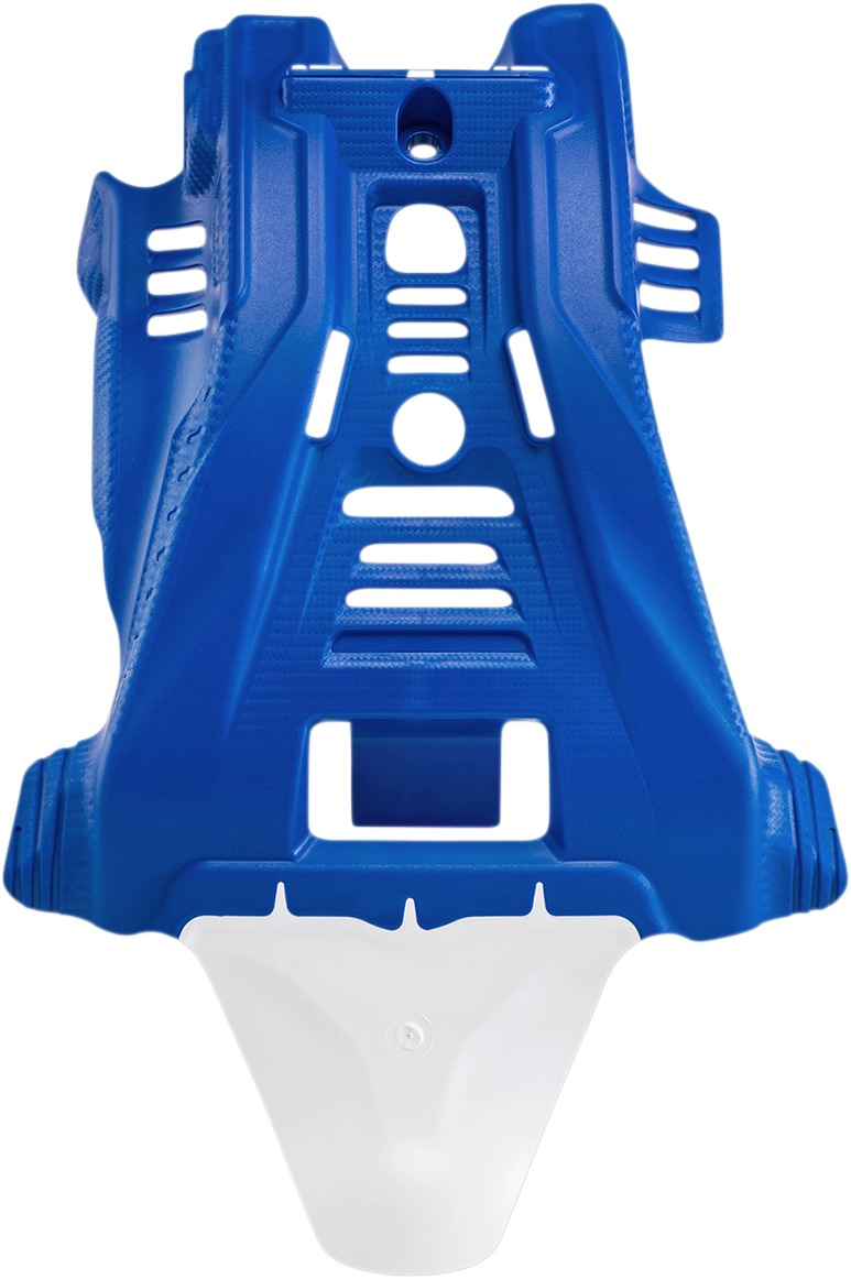 Offroad Skid Plates - Skid Plate Yz125 Blu/Wht - Click Image to Close