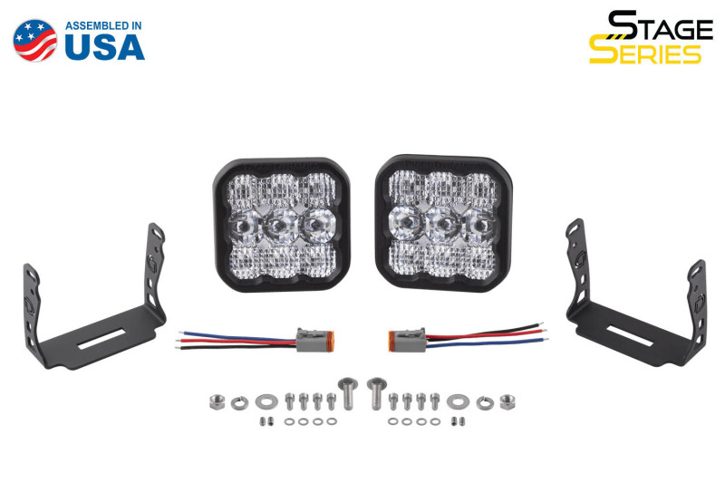 SS5 LED Pod Pro - White Driving (Pair) - Click Image to Close