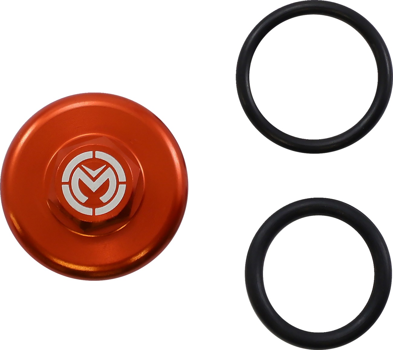 Anodized Orange Aluminum Oil Filler Plug - M24x3 For KTM, Gas Gas, Husqvarna - Click Image to Close