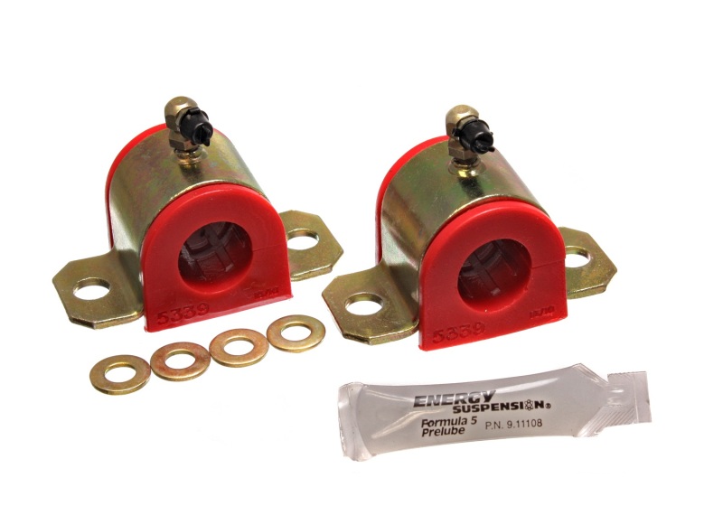 Red 24mm Front Sway Bar Bushing Set (Greaseable Frame - For 03-06 Toyota Corolla/Matrix - Click Image to Close