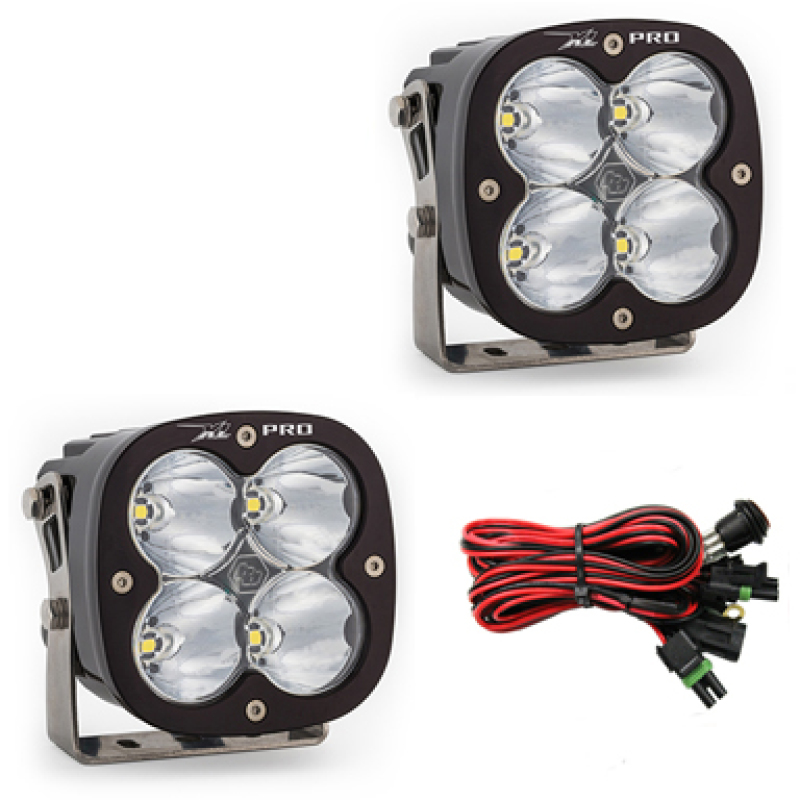 XL Pro Series High Speed Spot Pattern Pair LED Light Pods - Click Image to Close