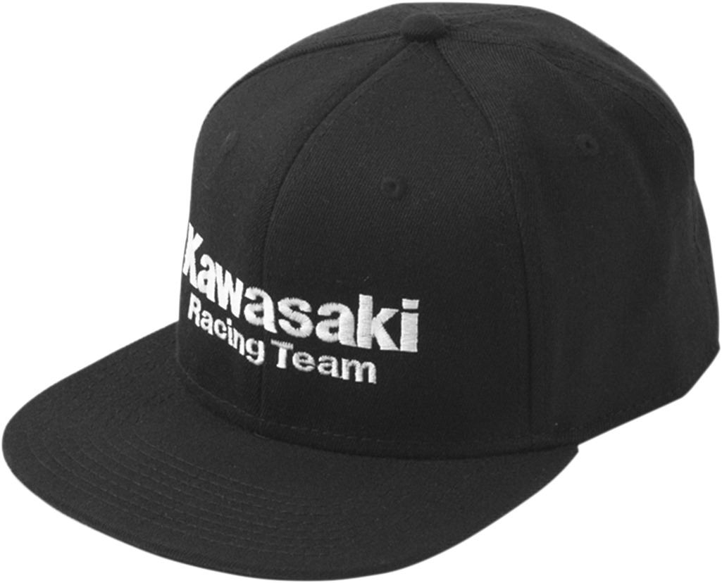 Men's Kawasaki Team Hat - Kawasaki Teamhat Blk S/M - Click Image to Close