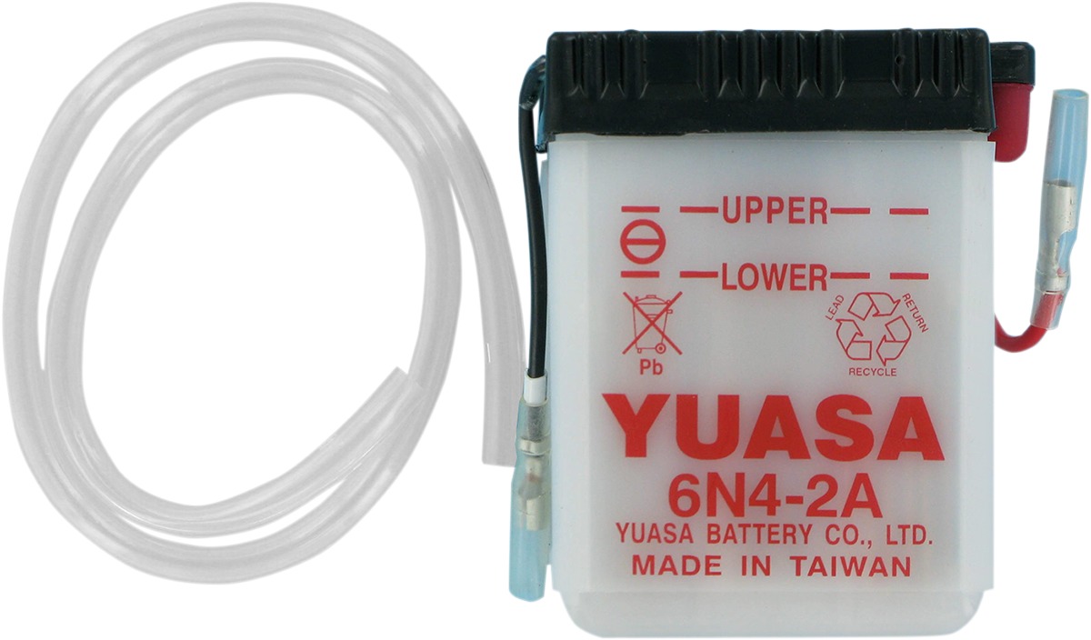 Conventional Batteries - 6N4-2A Yuasa Battery - Click Image to Close