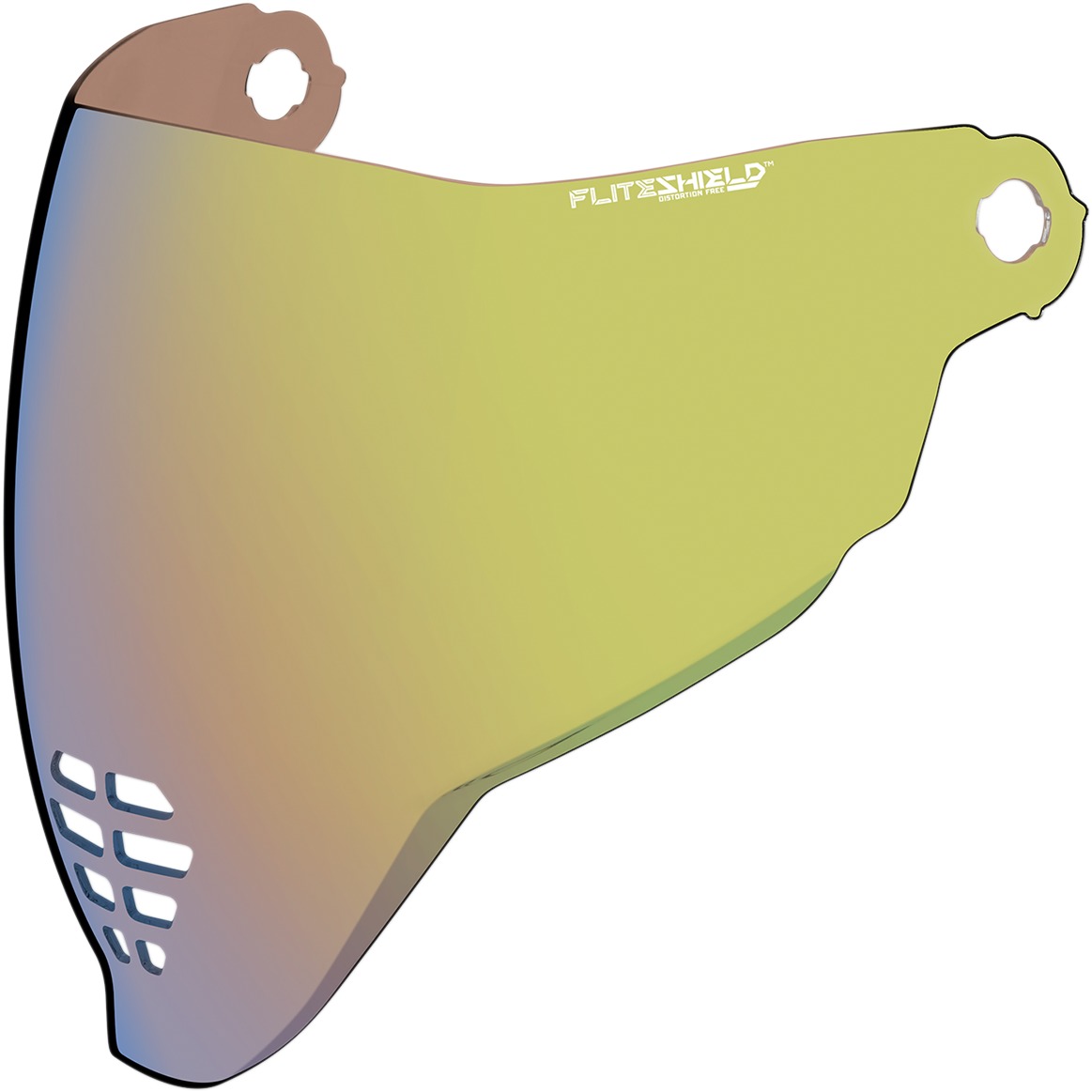 Airflite Anti-Fog Mirrored Shield Visor in Gold - Click Image to Close